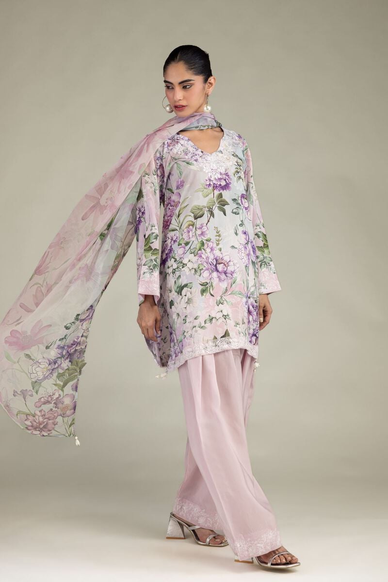 Pink Viscose Shalwar
