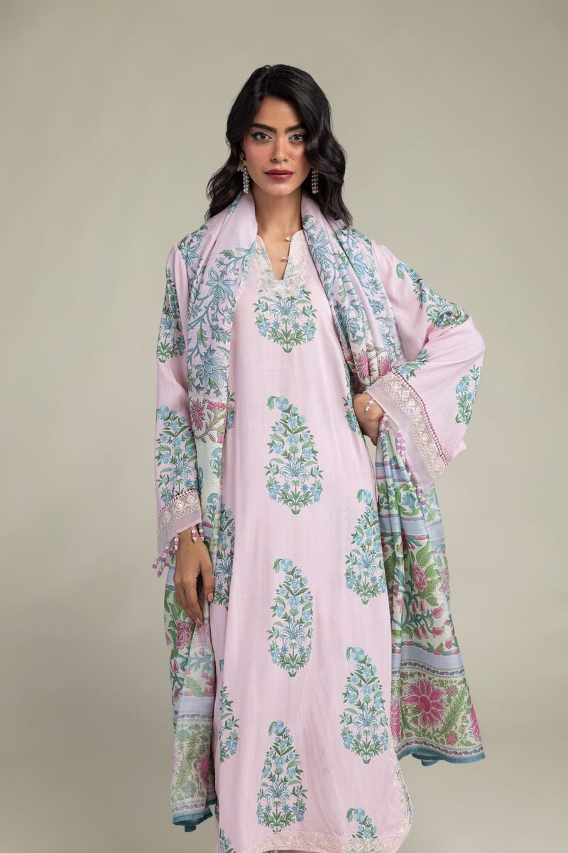 Long Pink Kurta