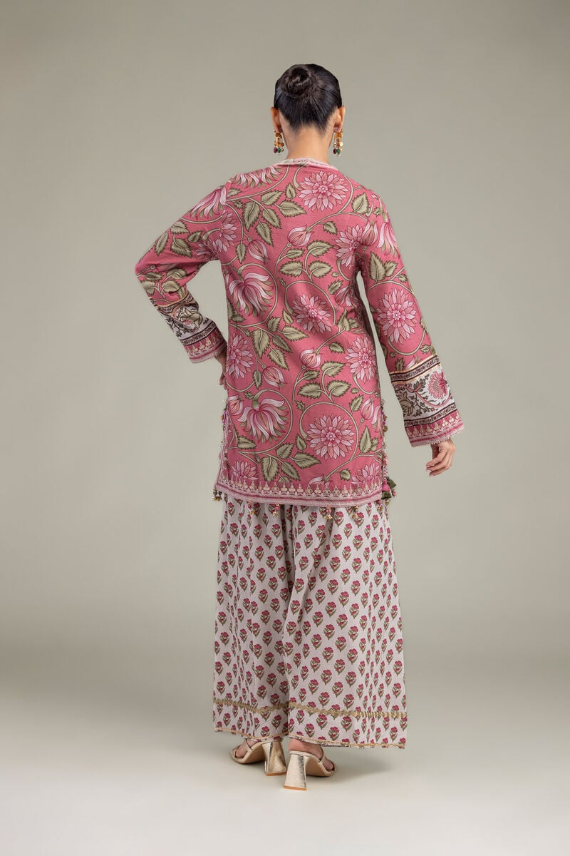 Silk Round-Neck Kurta