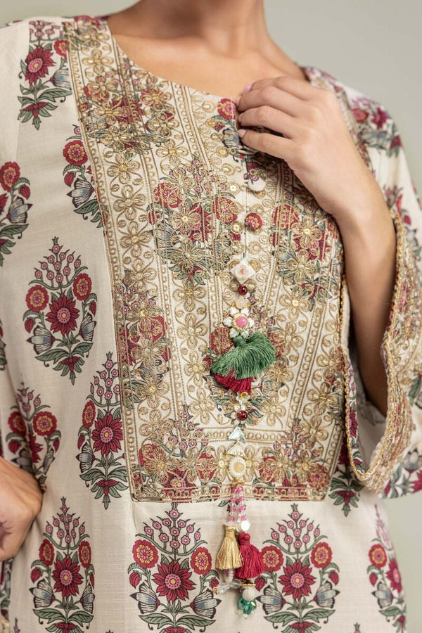 Long Floral Kurta