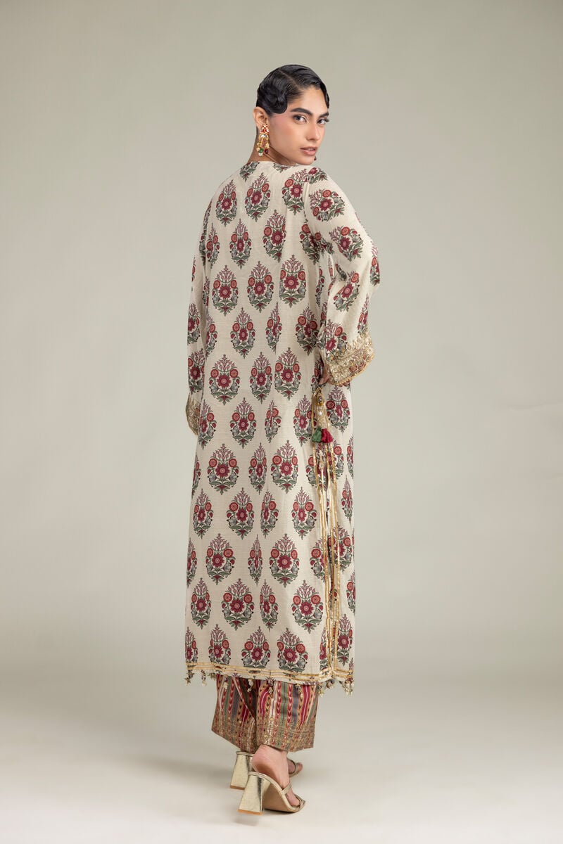 Long Floral Kurta