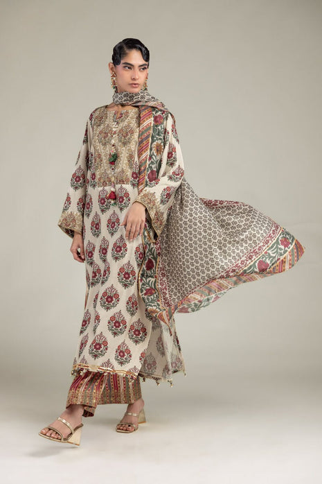 Raw Silk Pants