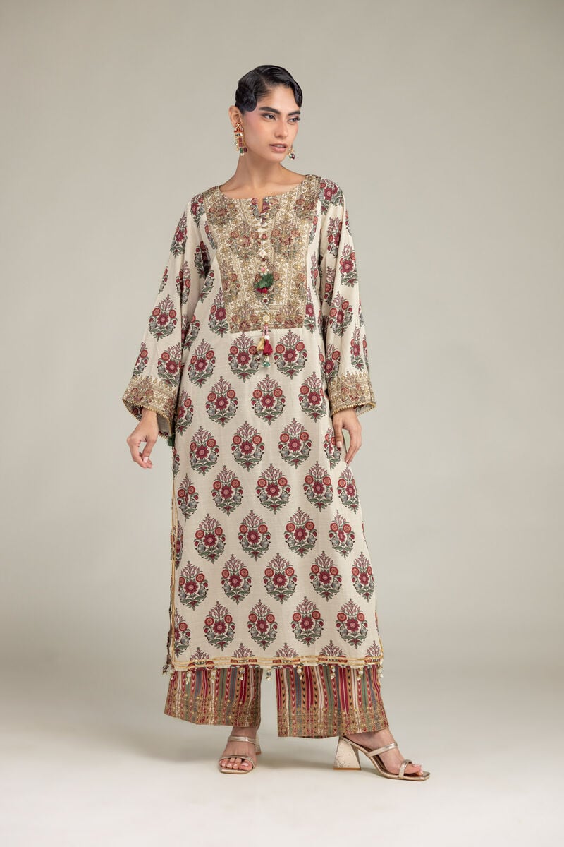Raw Silk Pants