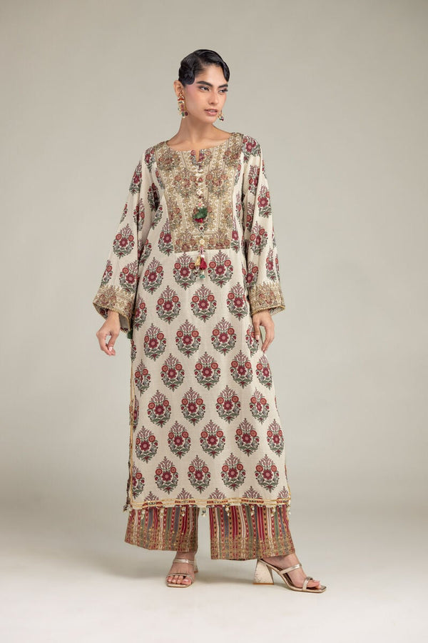 Raw Silk Pants
