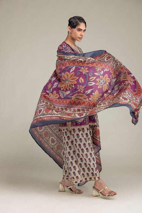 Silk Paisley Dupatta