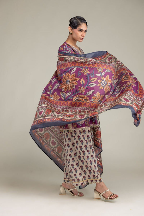 Silk Paisley Dupatta