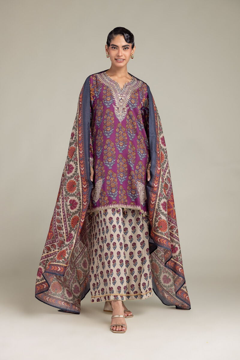 Silk Paisley Dupatta