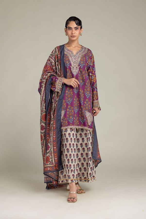 Silk Paisley Dupatta