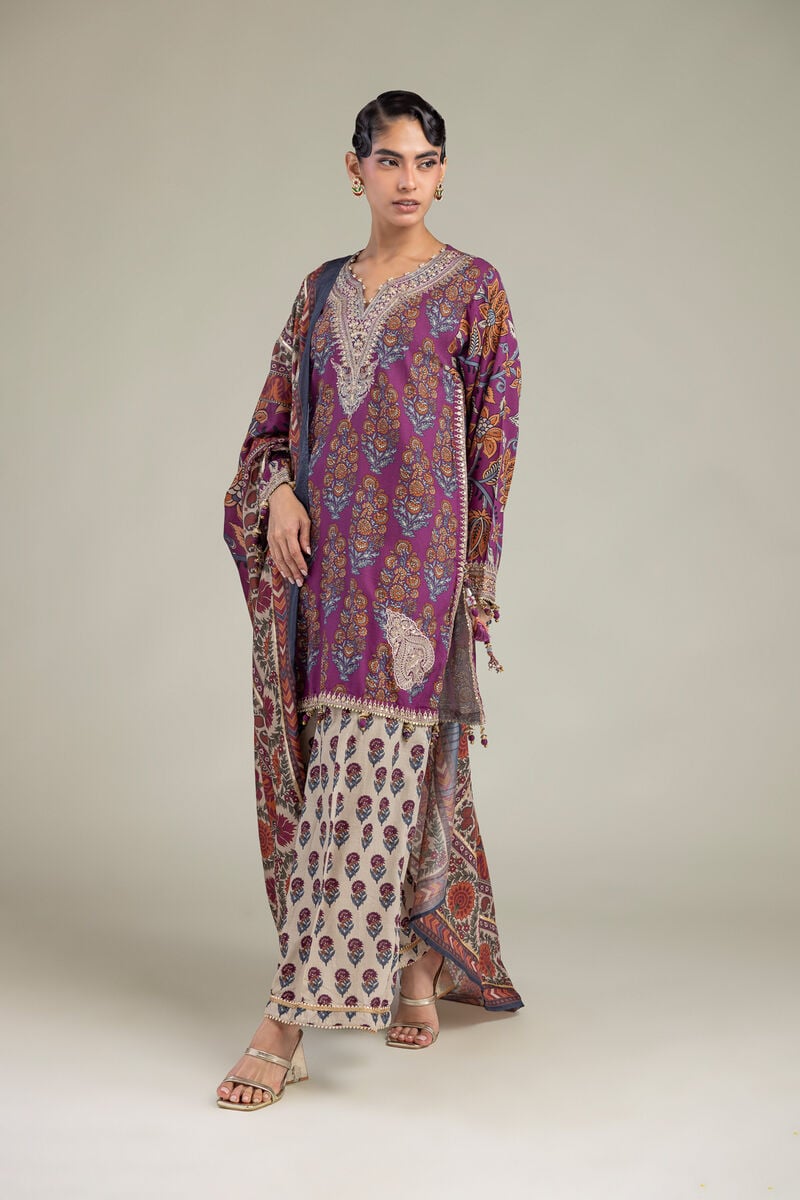Silk Paisley Dupatta