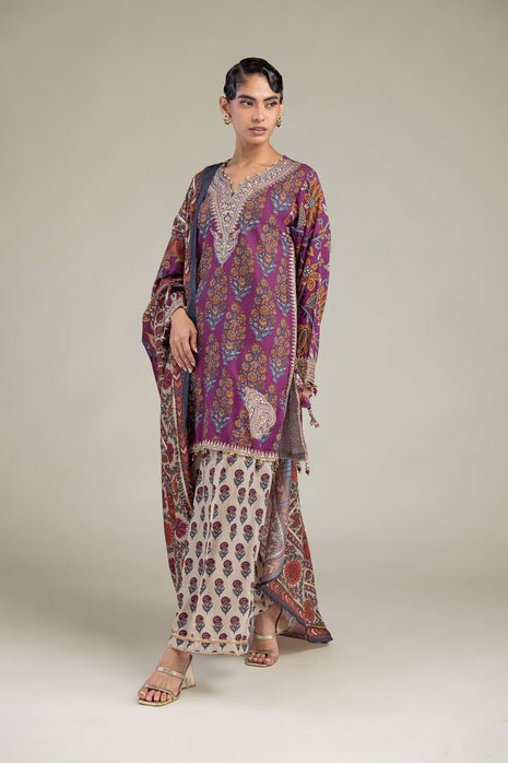 Silk Paisley Dupatta