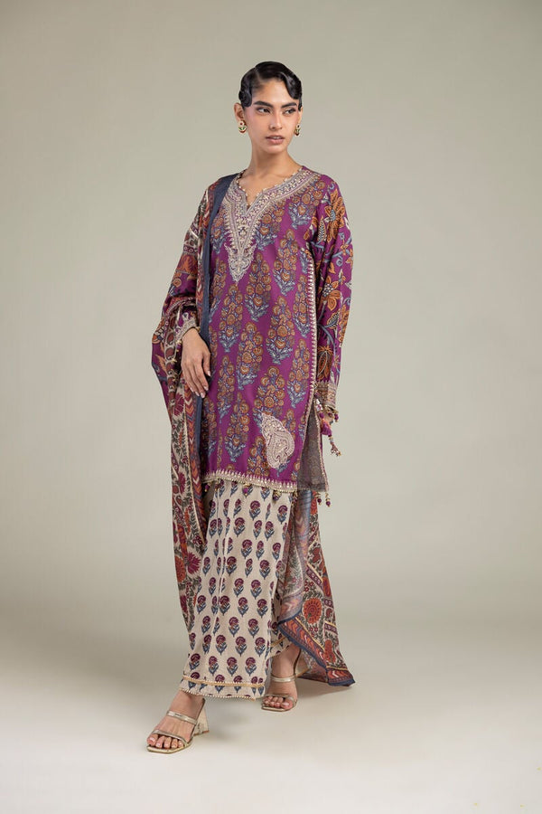 Silk Paisley Dupatta