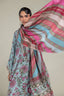 Blue Floral Dupatta