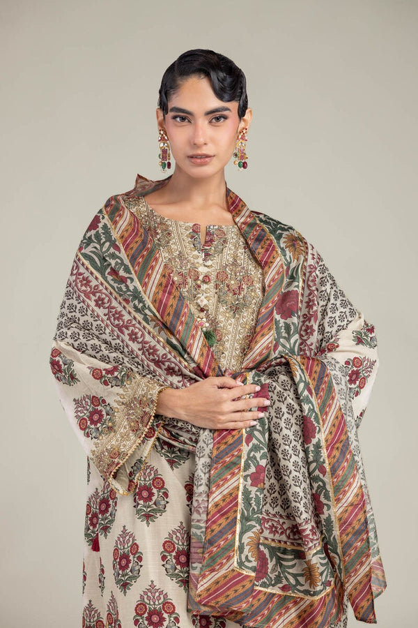 Raw Silk Pants