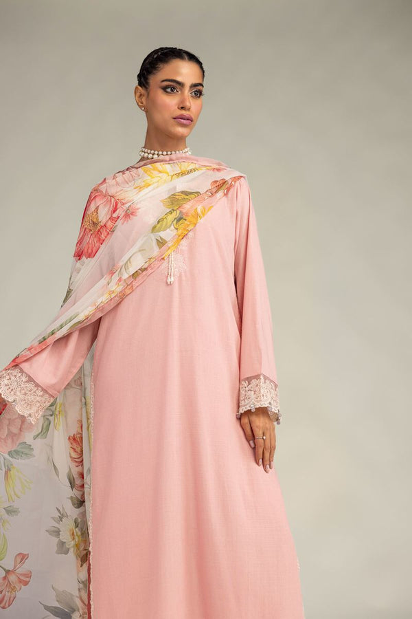 Pink Silk Kurta
