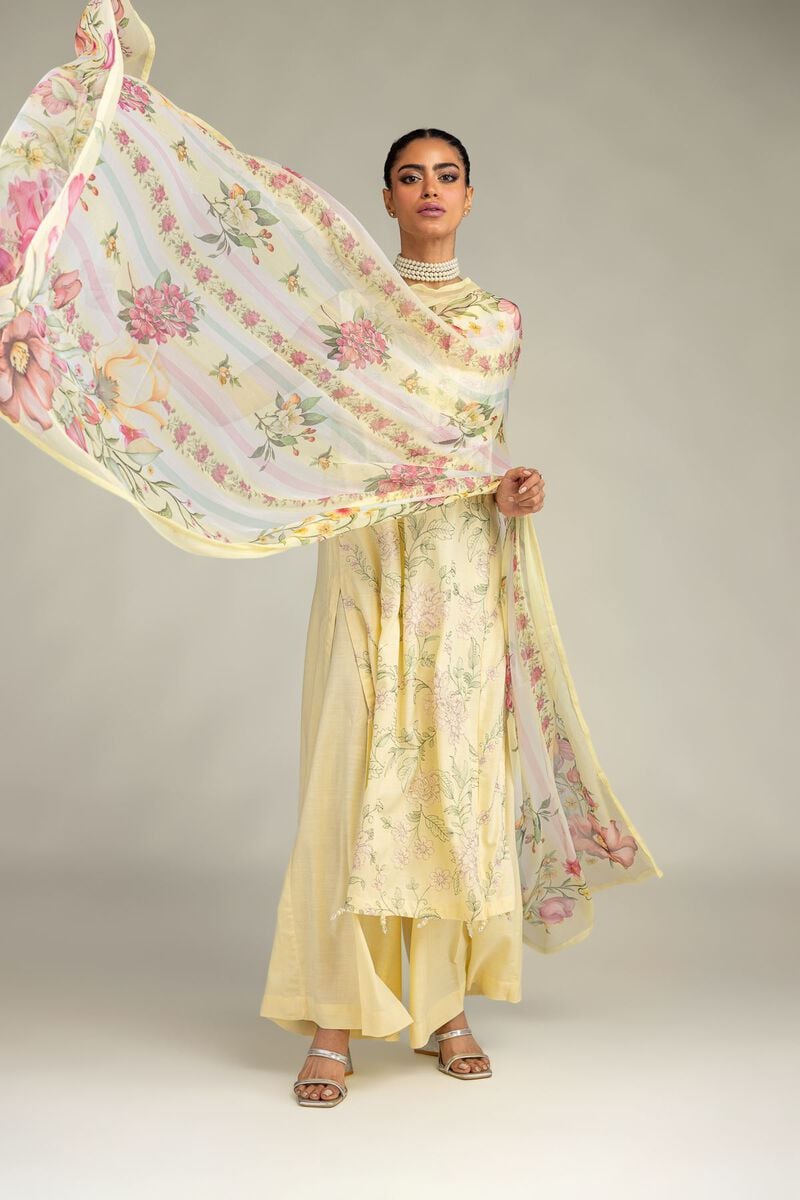 Solid Silk Pants