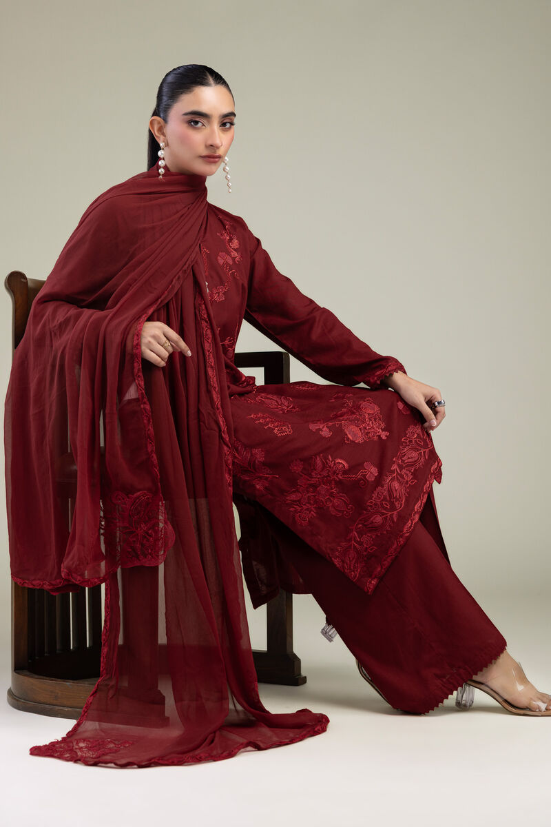 V-Neck Silk Kurta