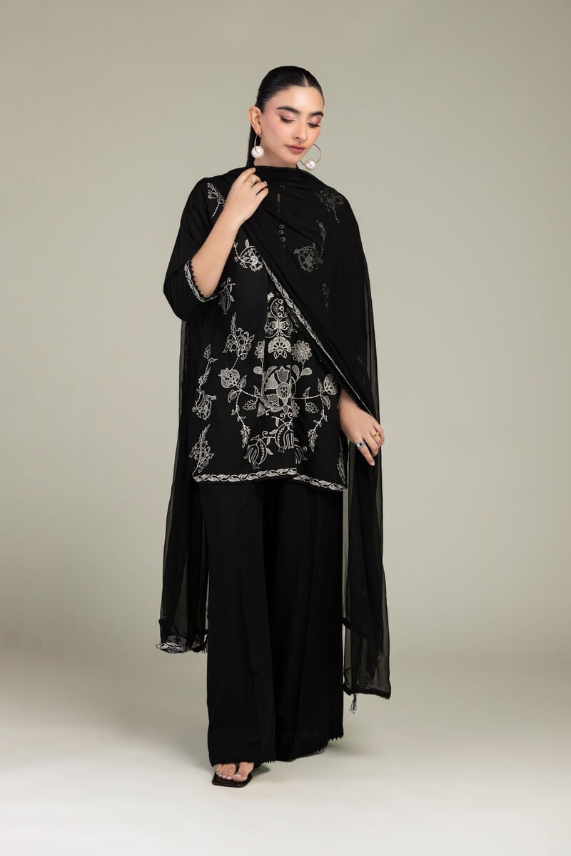 Black Silk Pants
