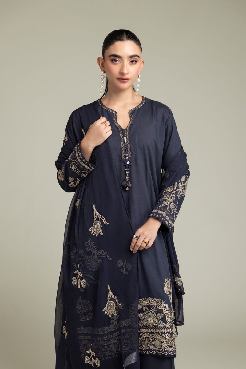 Floral Chiffon Dupatta