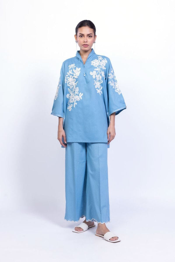 Blue Summer Pants