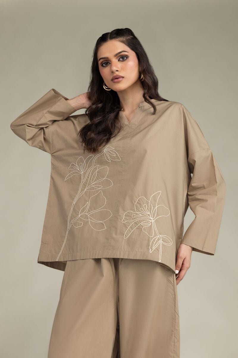 Floral V-Neck Blouse