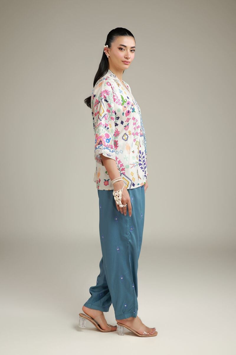 Summer Teal Trousers