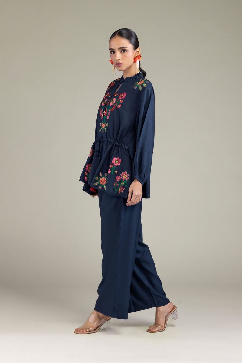 Solid Viscose Trousers
