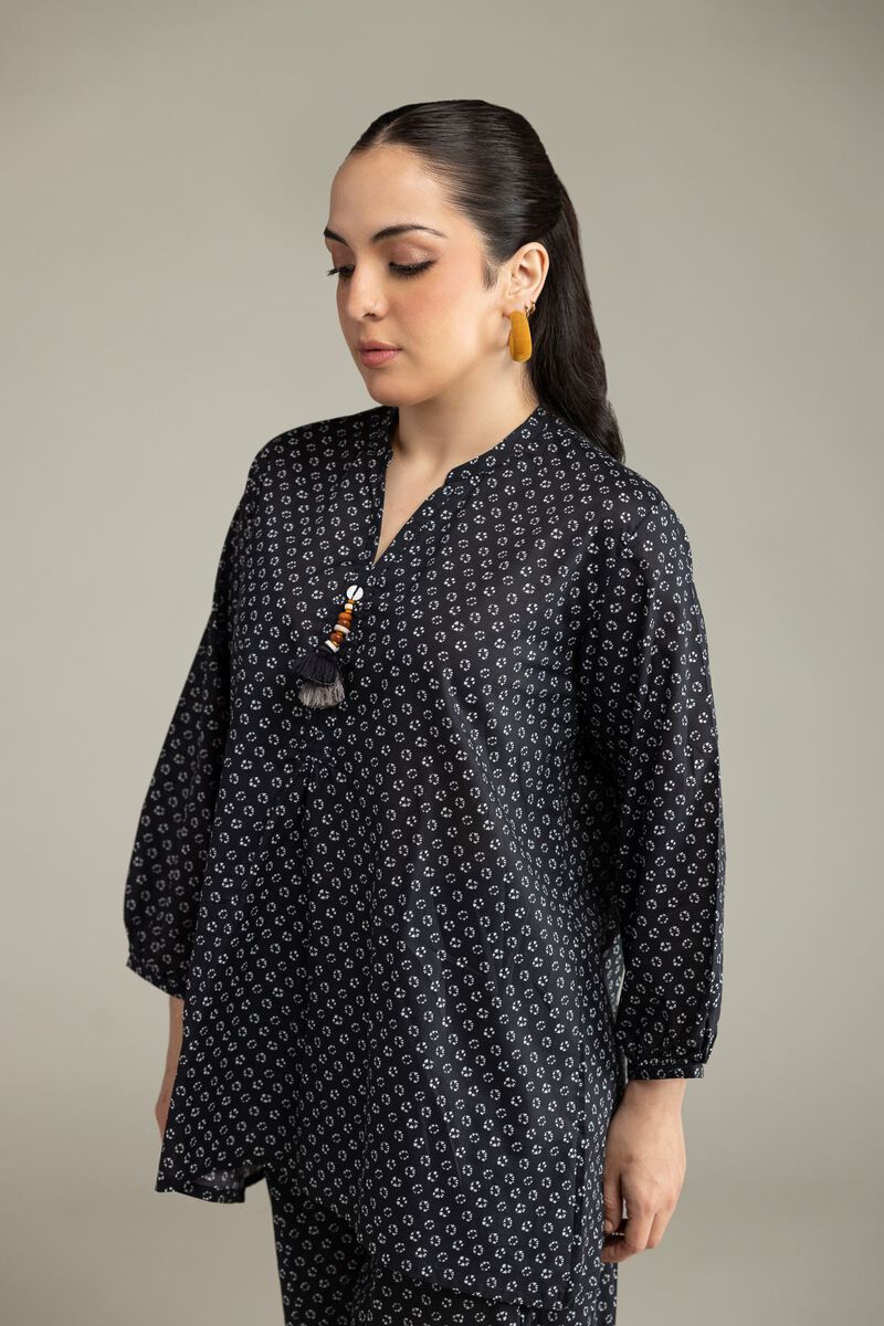 Black Viscose Blouse