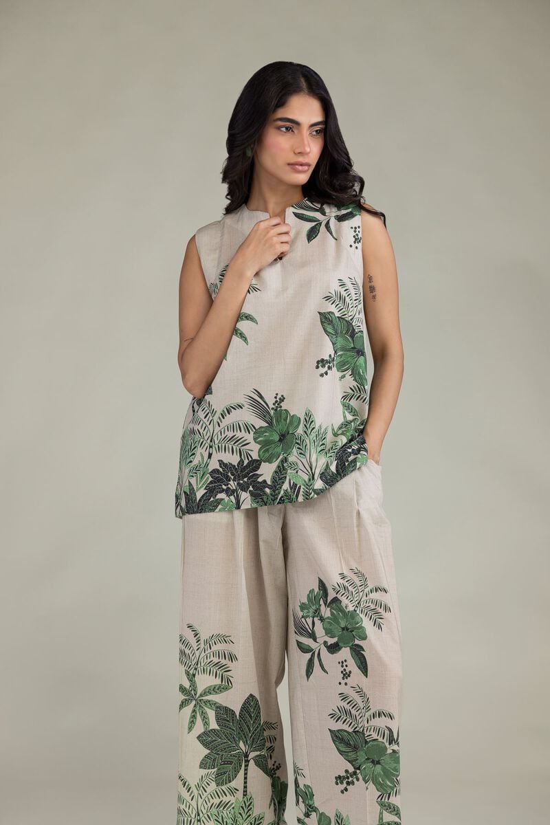 Floral Cambric Tunic