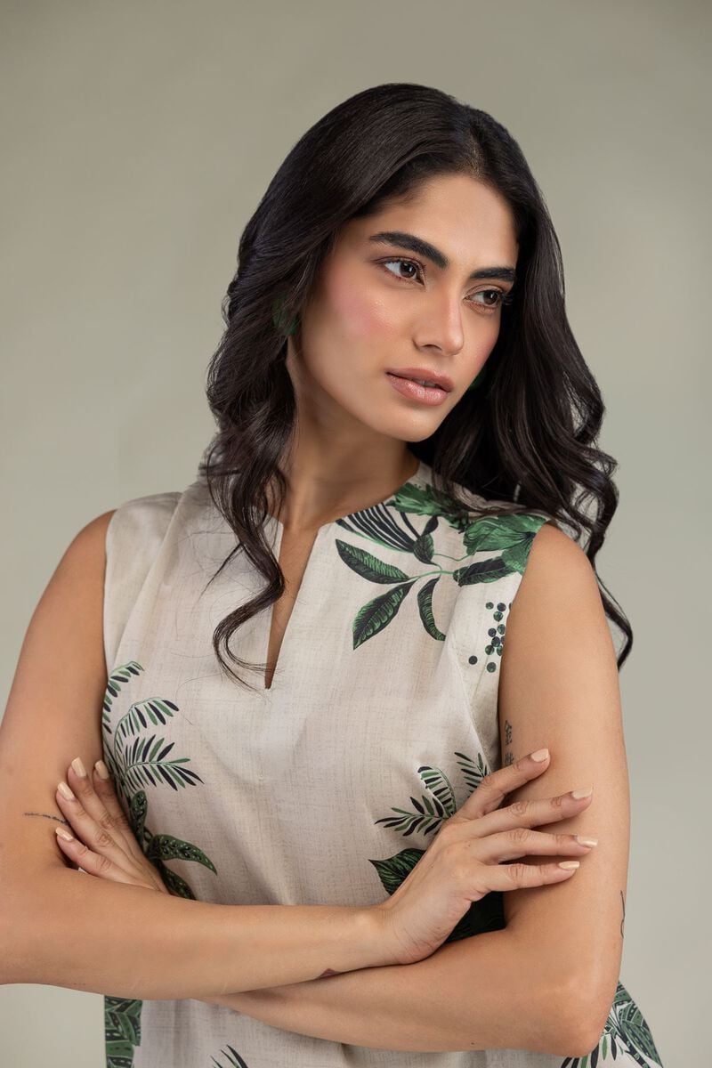 Floral Cambric Tunic