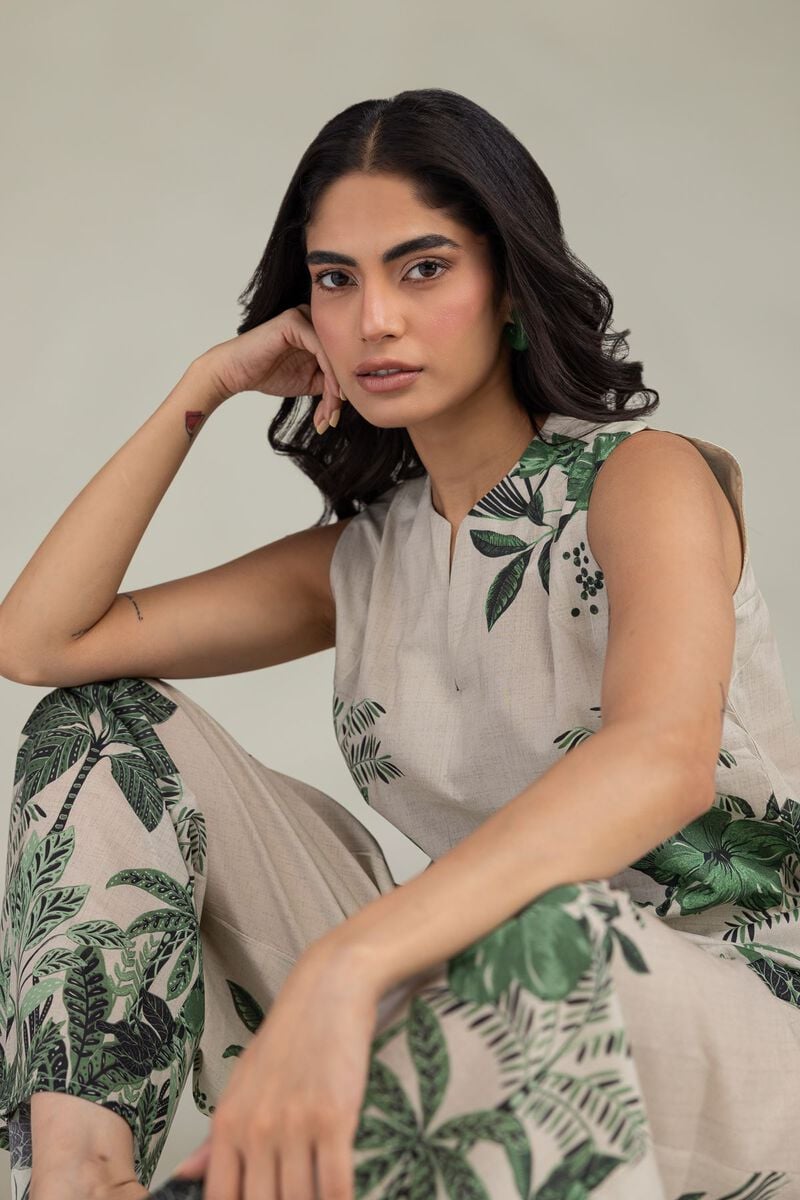 Floral Cambric Tunic