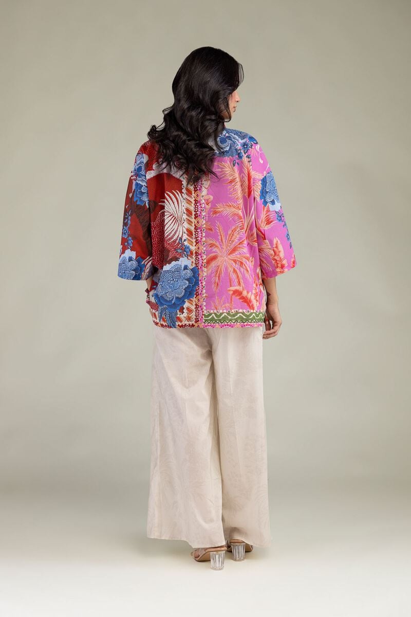 Floral Cambric Tunic