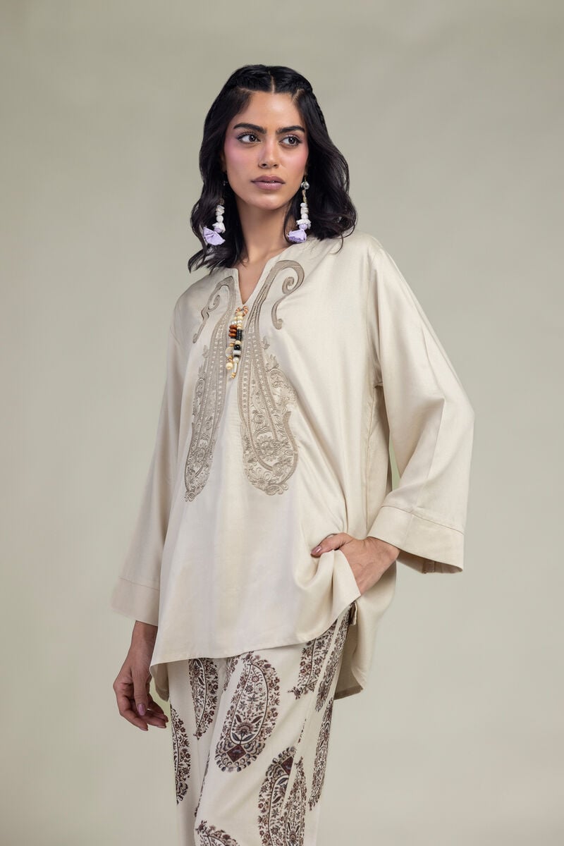Short V-Neck Tunic