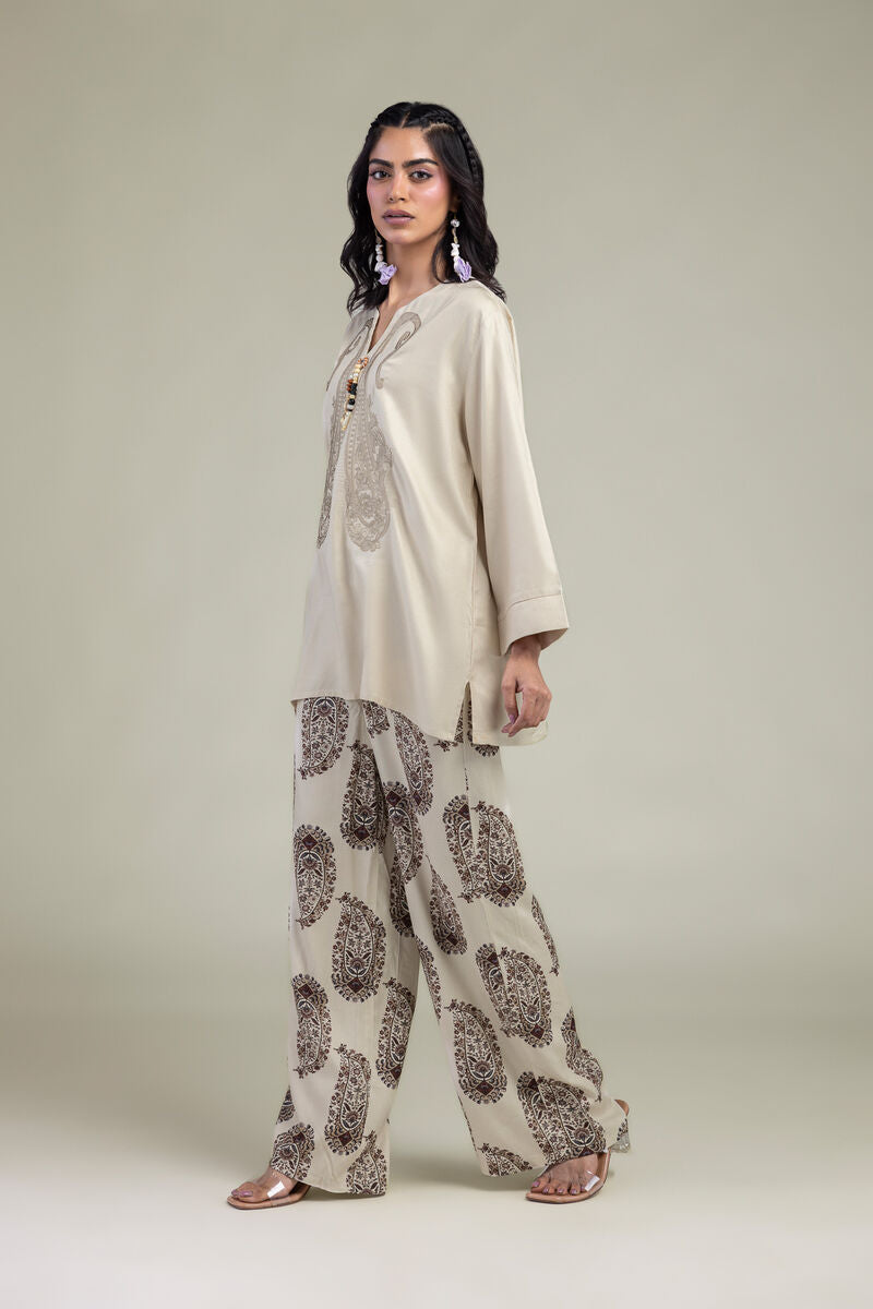 Paisley Viscose Trousers