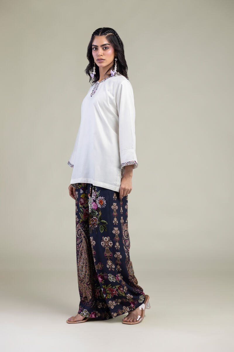 Paisley Viscose Trousers
