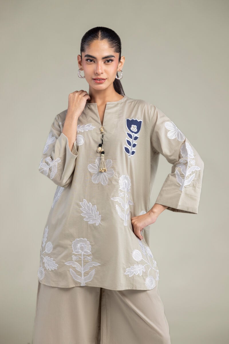 Floral Cambric Tunic
