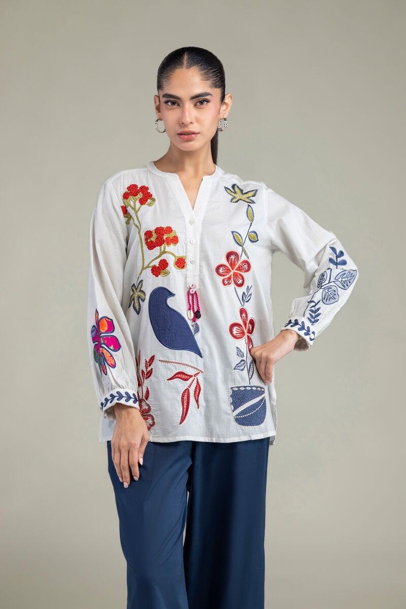 Floral Cambric Blouse