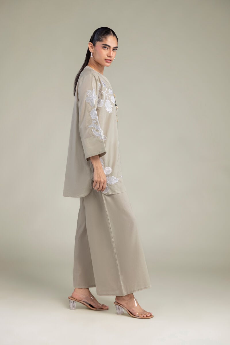 Beige Cambric Trousers