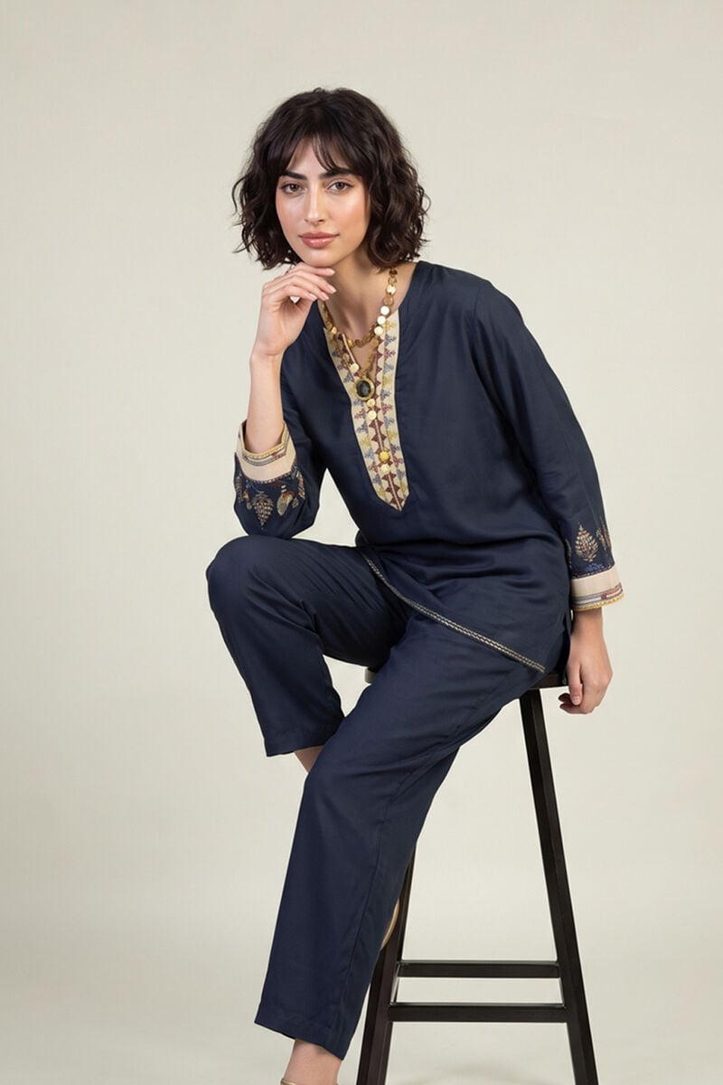 Short V-Neck Tunic