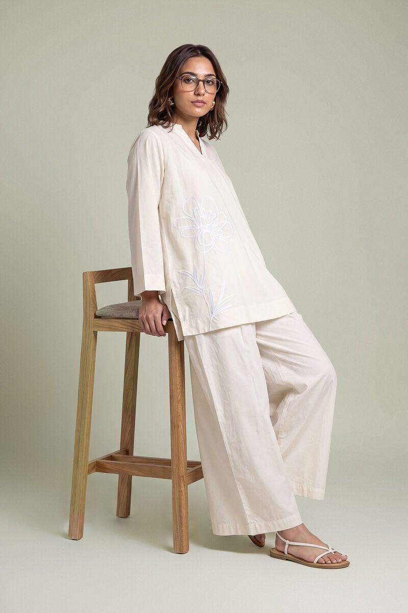 Solid Poplin Pants