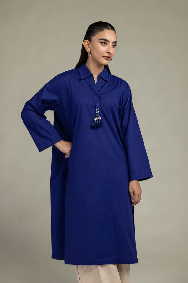 Blue Longline Kurta
