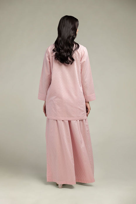 Solid V-Neck Kurta