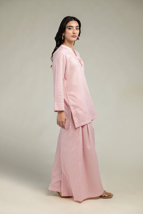 Solid V-Neck Kurta
