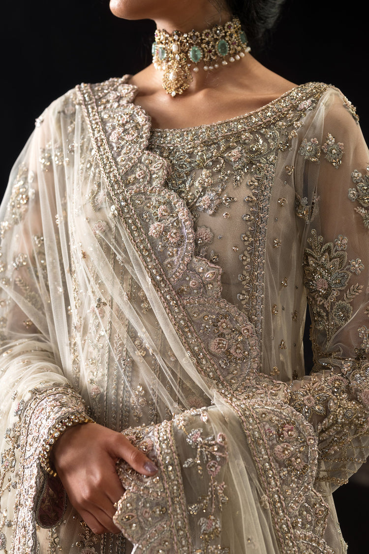 Mughlai Raani Coral and Ivory Set (D-02)
