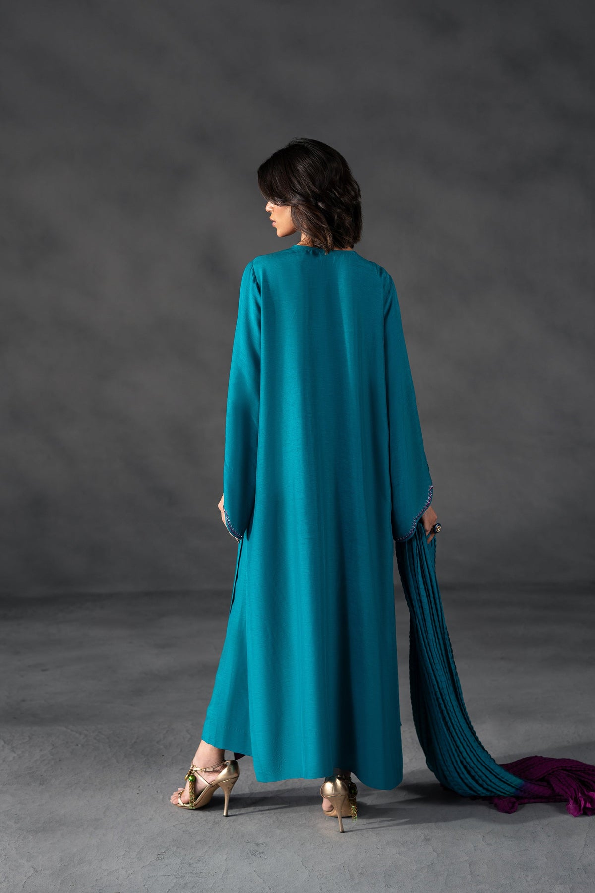 Teal and Fuschia Beauty (D-08)