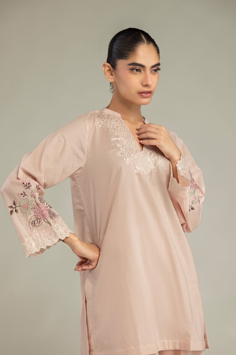 V-Neck Short Kurta
