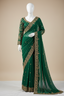 Crinkle Chiffon Sari 3 pc.