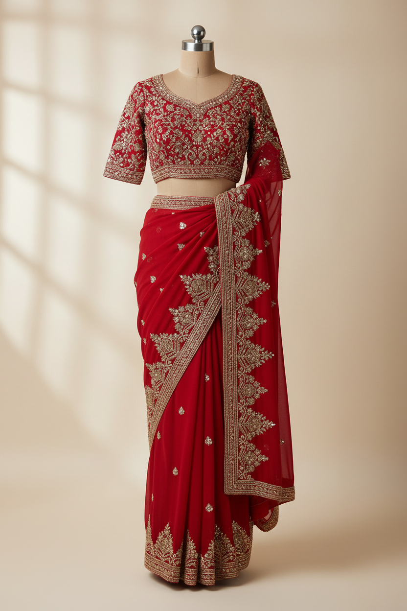 Georgette Sari 3 pc.