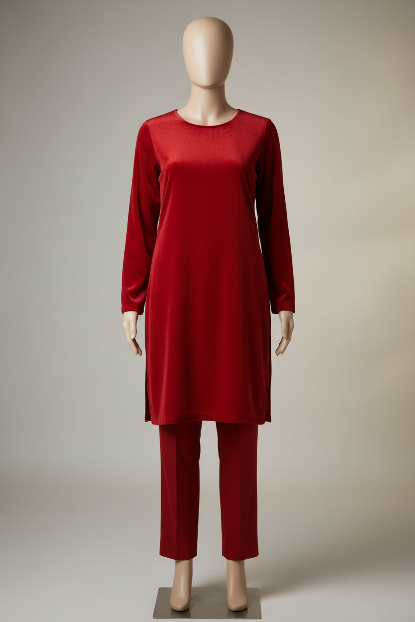 Micro 9000 Velvet 2 pc. - Scarlet Red Main image