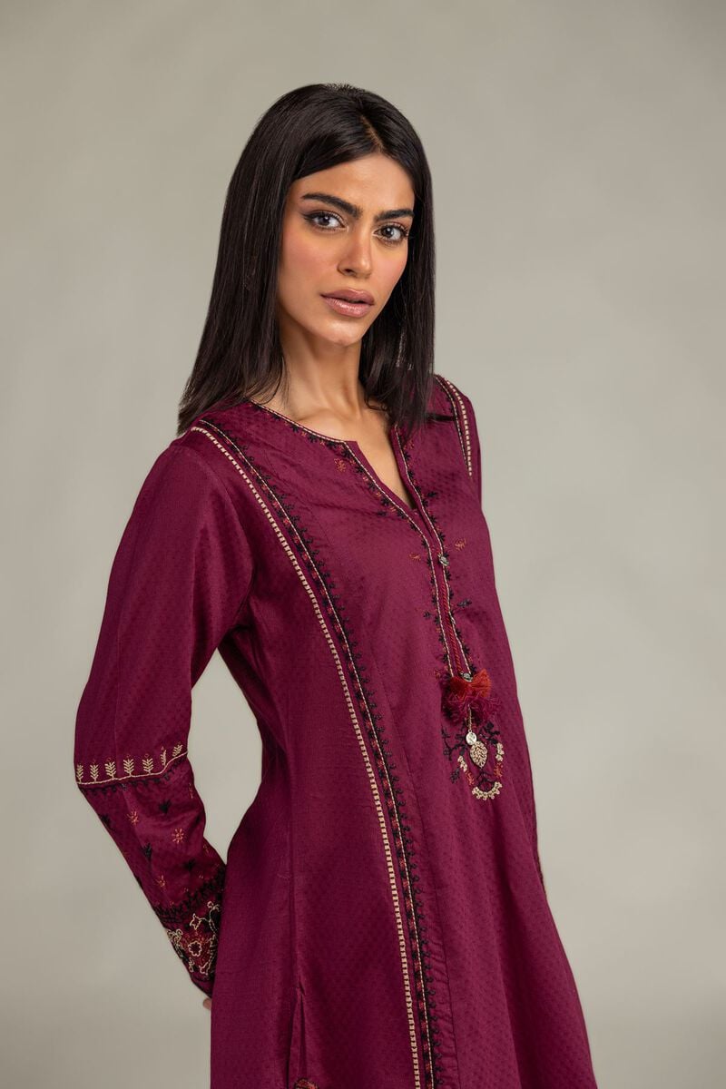 Longline Cotton Kurta Secondary image