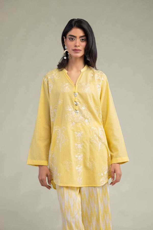 Yellow Floral Kurta